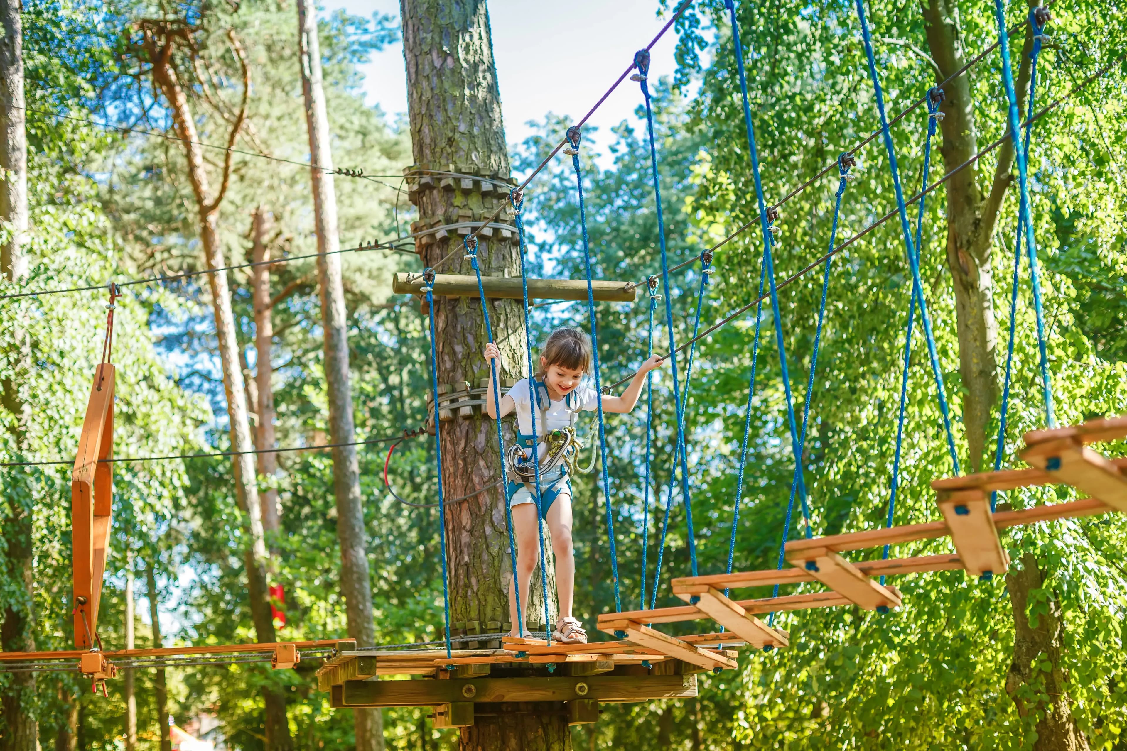 Familienurlaub mit Kletterwald in der Ferienwohnung auf Usedom
